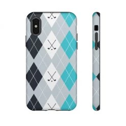 Printify Vintage Golf Pattern Tough Phone Case