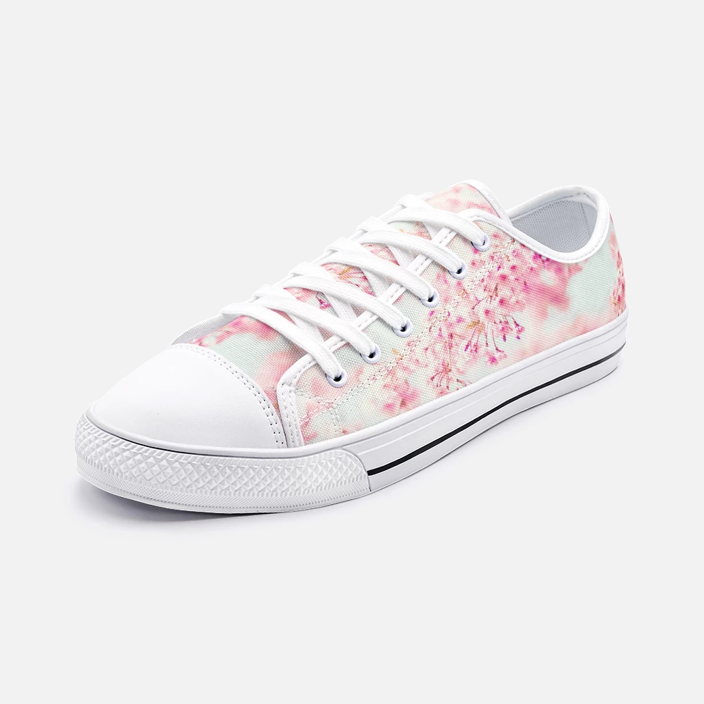 Harlow & Lloyd Cherry Blossom Low Top Canvas Shoes 3 Harlow & Lloyd Cherry Blossom Low Top Canvas Shoes