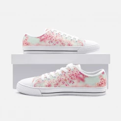 Harlow & Lloyd Cherry Blossom Low Top Canvas Shoes