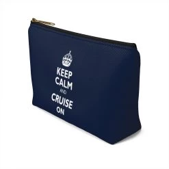 Printify Keep Calm & Cruise On Accessory Pouch Accessories