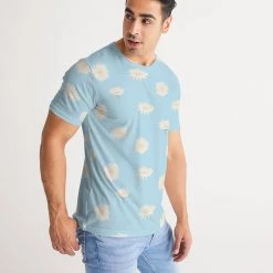 Harlow & Lloyd Blue Daisys Men's T Shirt