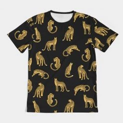 Harlow & Lloyd Black Leopards Men's Tee T Shirts & Tanks