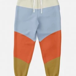 Subliminator Pants & Joggers Blue Orange Alpine Unisex Fleece Joggers