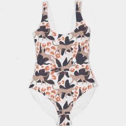 Harlow & Lloyd Swimwear Jungle Leopard Women's One-Piece Swimsuit