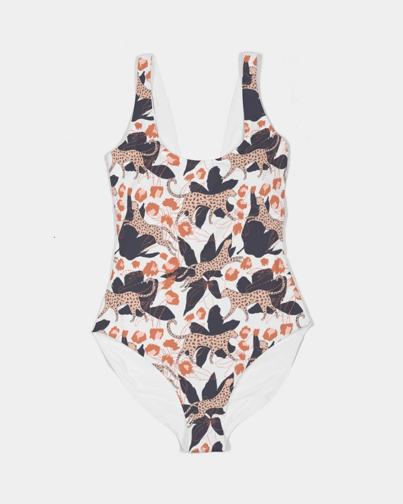 Harlow & Lloyd Swimwear Jungle Leopard Women's One-Piece Swimsuit 3 Harlow & Lloyd Swimwear Jungle Leopard Women's One-Piece Swimsuit