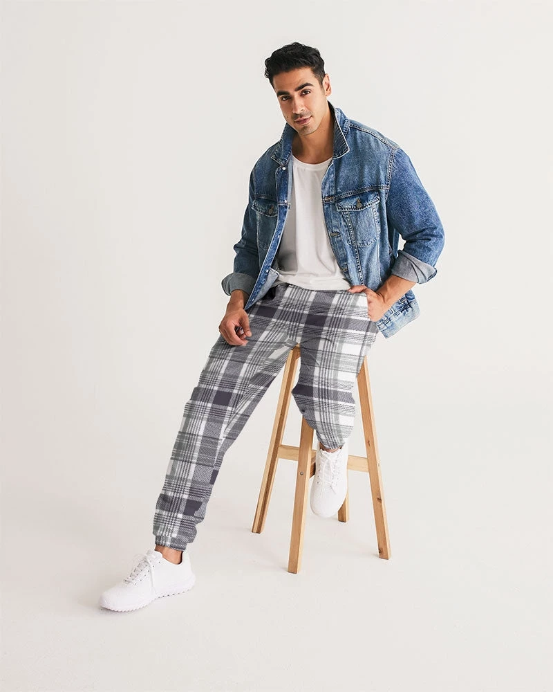 Harlow & Lloyd Black & White Tartan Check Lightweight Men's Track Pants Pants & Joggers 7 Harlow & Lloyd Black & White Tartan Check Lightweight Men's Track Pants Pants & Joggers