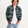 Harlow & Lloyd Green Camo Men's Bomber Jacket Jackets 1 Harlow & Lloyd Green Camo Men's Bomber Jacket Jackets