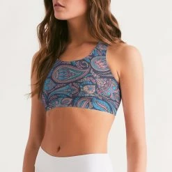 Harlow & Lloyd Perfect Paisley Women's Seamless Sports Bra