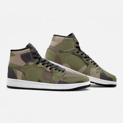 Harlow & Lloyd Woodland Camo Unisex Sneakers Shoes