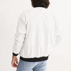 Harlow & Lloyd Rainbow Stripes Bomber Jacket