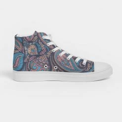 Harlow & Lloyd Shoes Perfect Paisley Women's Hightop Canvas Shoe