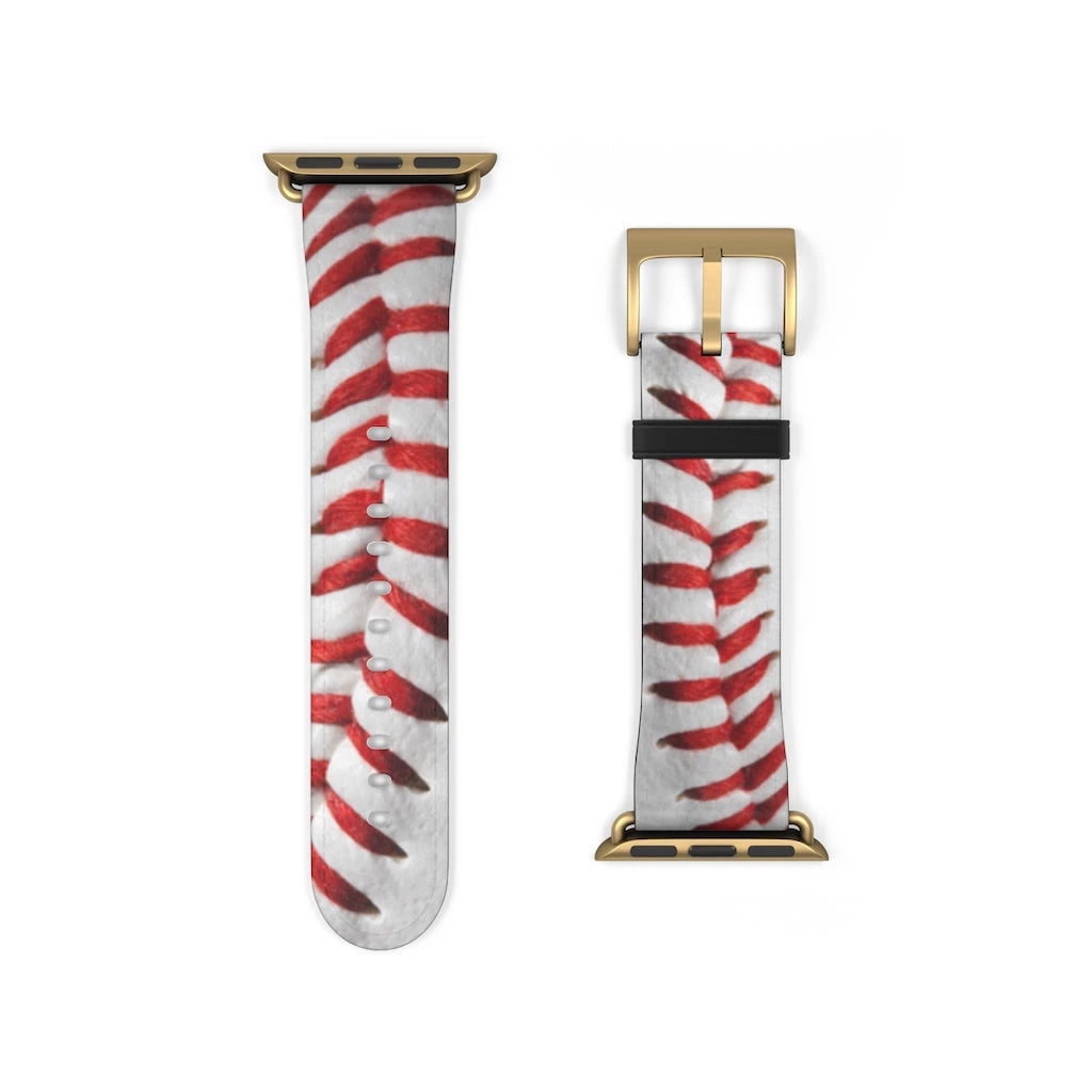 Printify Baseball Seam Apple Watch Band Accessories 12 Printify Baseball Seam Apple Watch Band Accessories