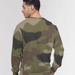 Harlow & Lloyd Woodland Camo Men's French Terry Pullover Sweatshirt Sweatshirts & Pullovers 14 Harlow & Lloyd Woodland Camo Men's French Terry Pullover Sweatshirt Sweatshirts & Pullovers