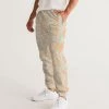 Harlow & Lloyd Green & Orange Snake Print Men's Lightweight Track Pants