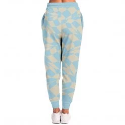 Subliminator Blue & Vanilla Ripple Check Unisex Joggers Pants & Joggers