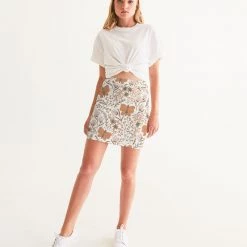 Harlow & Lloyd Retro Butterfly Women's Mini Skirt