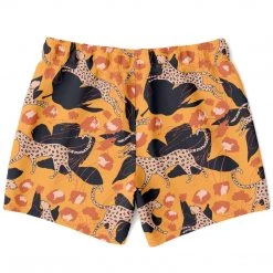 Subliminator Men Jungle Leopard Swim Shorts