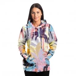 Subliminator Summer Palms Unisex Hoodie Hoodies 14 Subliminator Summer Palms Unisex Hoodie Hoodies