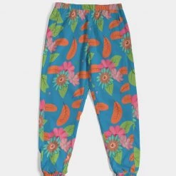 Harlow & Lloyd Pants & Joggers Tropical Flower Power Blue Men's Lightweight Track Pants 16 Harlow & Lloyd Pants & Joggers Tropical Flower Power Blue Men's Lightweight Track Pants