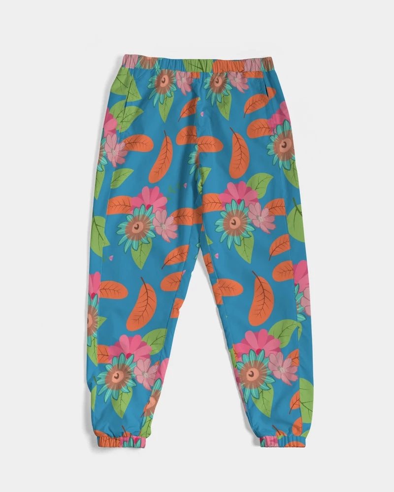 Harlow & Lloyd Pants & Joggers Tropical Flower Power Blue Men's Lightweight Track Pants 9 Harlow & Lloyd Pants & Joggers Tropical Flower Power Blue Men's Lightweight Track Pants