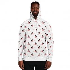 Subliminator Flying Flamingos White Unisex Hoodie Hoodies 19 Subliminator Flying Flamingos White Unisex Hoodie Hoodies