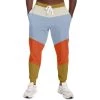 Subliminator Pants & Joggers Blue Orange Alpine Unisex Fleece Joggers