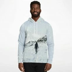 Subliminator Hoodies Snow Hiking Unisex Fleece Hoodie