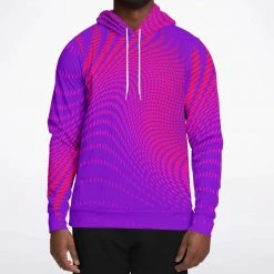 Subliminator Hoodies Wicked Purple Dots Unisex Hoodie