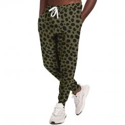 Subliminator Pants & Joggers Cheetah Print Unisex Fleece Joggers In Sand