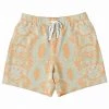 Subliminator Green & Orange Snake Fleece Shorts 2 Subliminator Green & Orange Snake Fleece Shorts