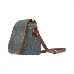 Harlow & LLoyd Bags Peacock & Dragon Large Saddle Bag