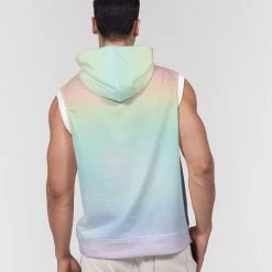 Harlow & Lloyd Soft Rainbow Premium Heavyweight Sleeveless Hoodie Hoodies 10 Harlow & Lloyd Soft Rainbow Premium Heavyweight Sleeveless Hoodie Hoodies