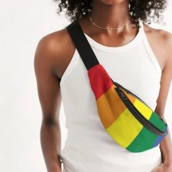 Harlow & Lloyd Rainbow Pride Crossbody Sling Bag