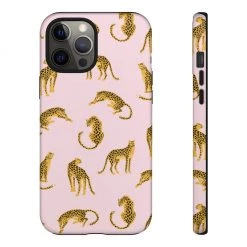 Printify Accessories Pink Leopards Tough Phone Case