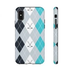 Printify Vintage Golf Pattern Tough Phone Case