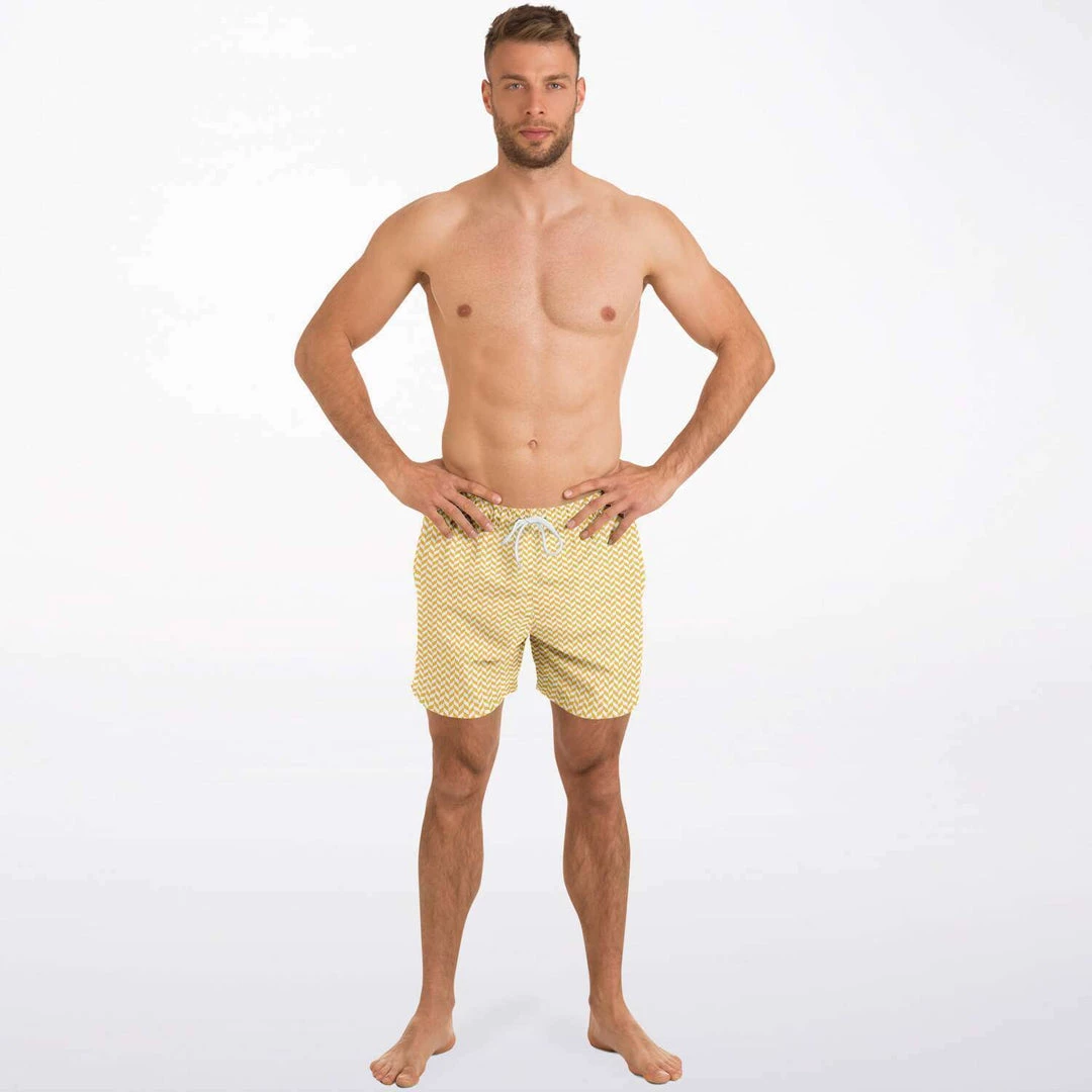 Subliminator Men Mango Herringbone Swim Shorts 5 Subliminator Men Mango Herringbone Swim Shorts