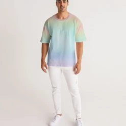 Harlow & Lloyd T Shirts & Tanks Soft Rainbow Premium Oversized Tee