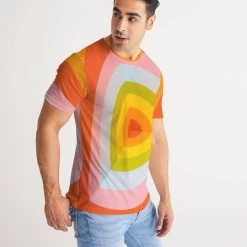 Harlow & Lloyd T Shirts & Tanks Orange Vortex Men's Tee