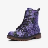 Harlow & Lloyd Purple Flower Lace Up Boots 2 Harlow & Lloyd Purple Flower Lace Up Boots