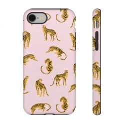 Printify Accessories Pink Leopards Tough Phone Case