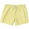 Subliminator Yellow Geometric Pattern Swim Shorts 2 Subliminator Yellow Geometric Pattern Swim Shorts