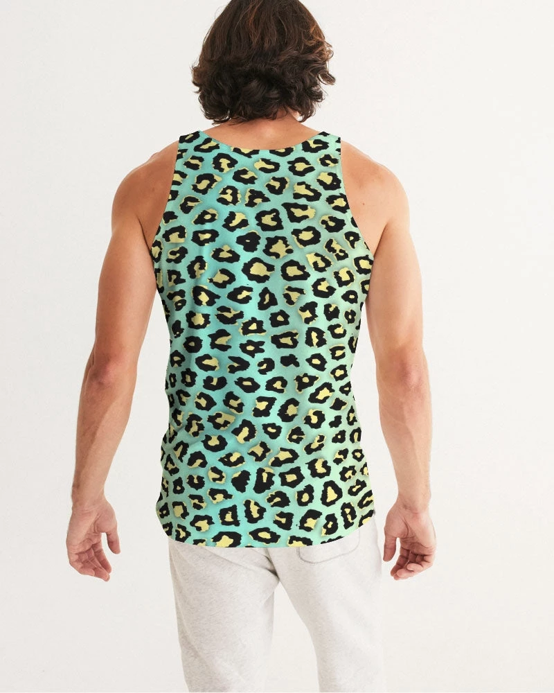 Harlow & Lloyd Spearmint Banana Leopard Print Men's Tank T Shirts & Tanks 5 Harlow & Lloyd Spearmint Banana Leopard Print Men's Tank T Shirts & Tanks
