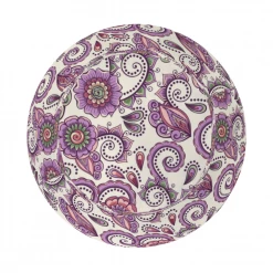 Harlow & Lloyd Accessories Purple Cream Paisley Bucket Hat