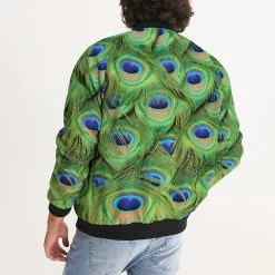 Harlow & Lloyd Stunning Peacock Men's Bomber Jacket Jackets