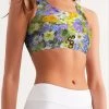 Harlow & Lloyd Spring Flowers Women's Seamless Sports Bra