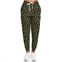 Subliminator Pants & Joggers Cheetah Print Unisex Fleece Joggers In Sand