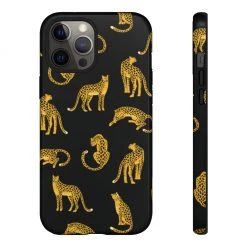 Printify Black Leopards Tough Phone Case