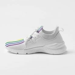 Harlow & Lloyd Shoes Rainbow Pride Stripe Men's Sneaker