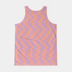 Harlow & Lloyd Peach & Orchid Stripe Men's Tank T Shirts & Tanks 15 Harlow & Lloyd Peach & Orchid Stripe Men's Tank T Shirts & Tanks