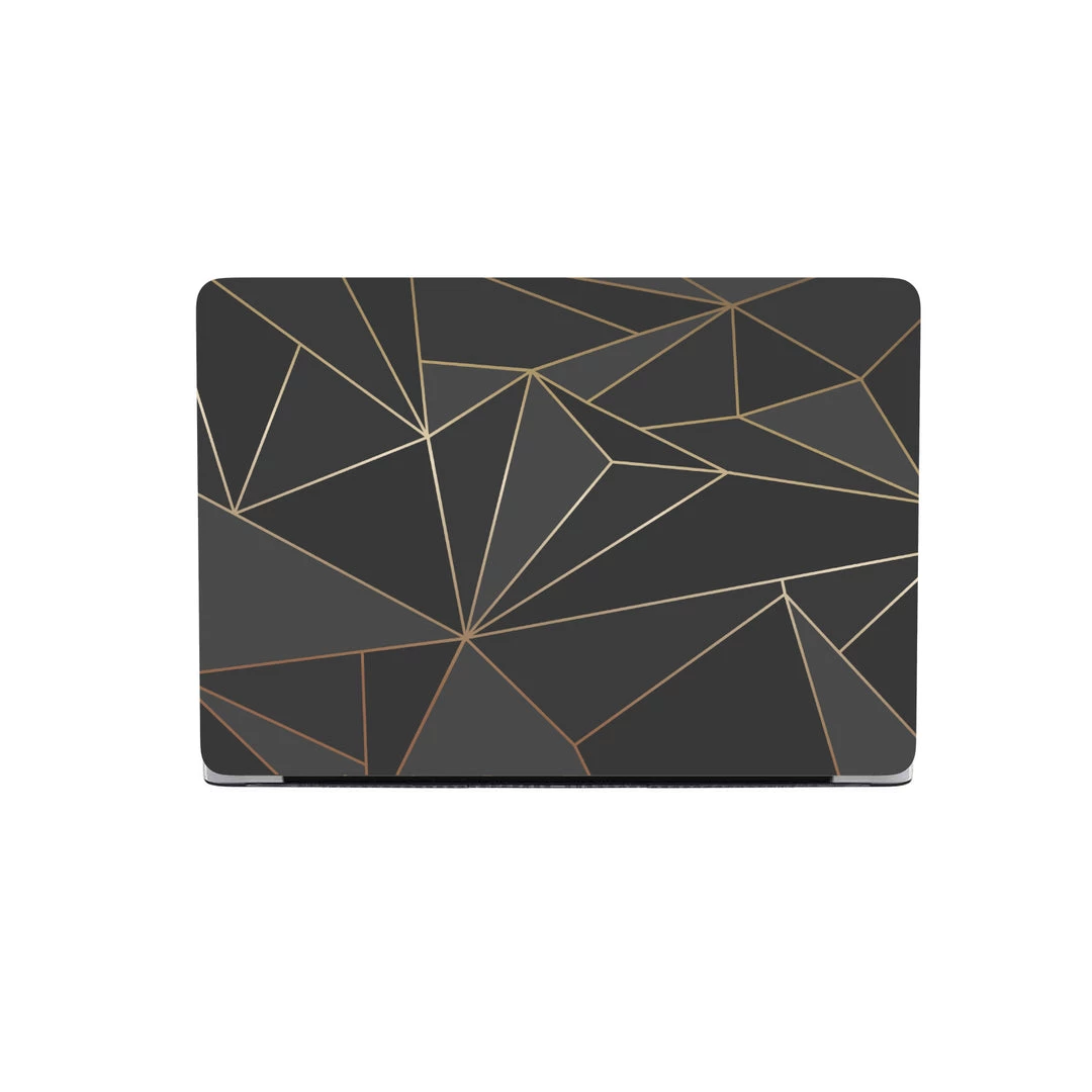 Harlow & Lloyd Macbook Cases Personalized Macbook Hard Shell Case - Black & Gold Geometric 9 Harlow & Lloyd Macbook Cases Personalized Macbook Hard Shell Case - Black & Gold Geometric